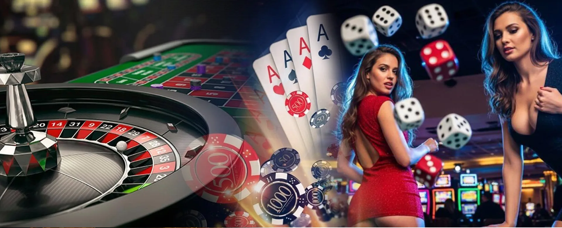 Dynamic casino background with bright lights for yy777.bet